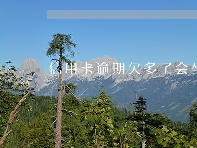 信用卡逾期欠多了会坐牢吗 信用卡逾期欠多了会坐牢吗