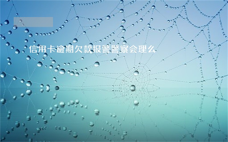 信用卡逾期欠款报警警察会理么 信用卡逾期欠款报警警察会理么