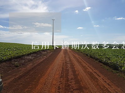 信用卡逾期次数多会怎么样 信用卡逾期次数多会怎么样