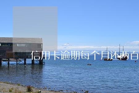 信用卡逾期每个月还两百可以吗