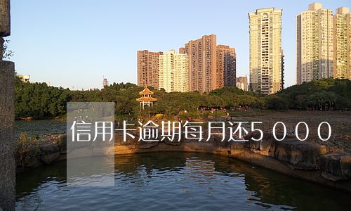 信用卡逾期每月还5000 信用卡逾期每月还5000