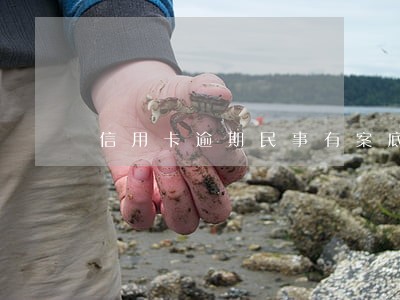 信用卡逾期民事有案底吗 信用卡逾期民事有案底吗