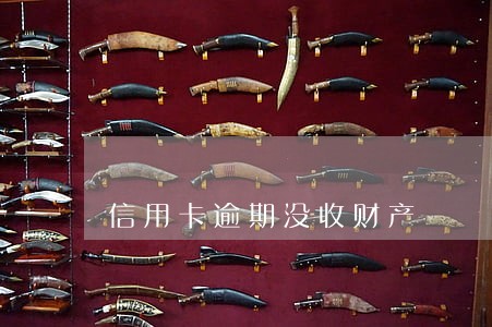 信用卡逾期没收财产 信用卡逾期没收财产