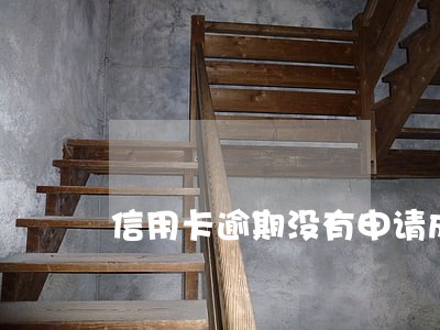信用卡逾期没有申请成功怎么办 信用卡逾期没有申请成功怎么办