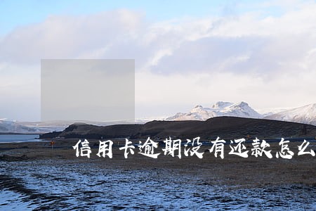 信用卡逾期没有还款怎么办