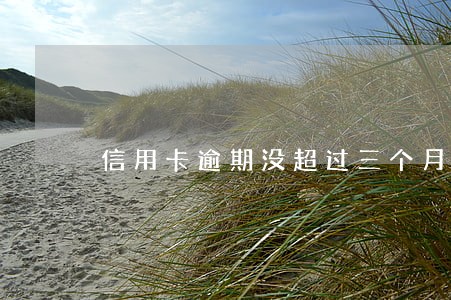 信用卡逾期没超过三个月算恶意 信用卡逾期没超过三个月算恶意