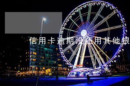 信用卡逾期没还用其他银行卡 信用卡逾期没还用其他银行卡