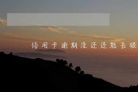 信用卡逾期没还还能去银行吗 信用卡逾期没还还能去银行吗