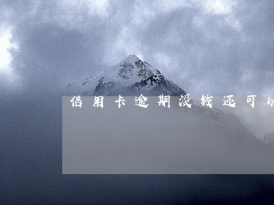 信用卡逾期没钱还可以协商分期