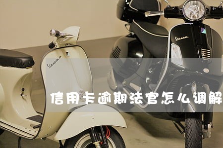 信用卡逾期法官怎么调解 信用卡逾期法官怎么调解