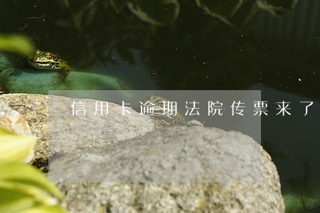 信用卡逾期法院传票来了 信用卡逾期法院传票来了