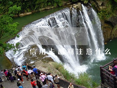 信用卡逾期注意什么 信用卡逾期注意什么