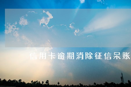 信用卡逾期消除征信呆账 信用卡逾期消除征信呆账