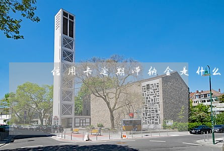 信用卡逾期滞纳金是什么 信用卡逾期滞纳金是什么