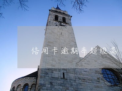 信用卡逾期率超级高 信用卡逾期率超级高