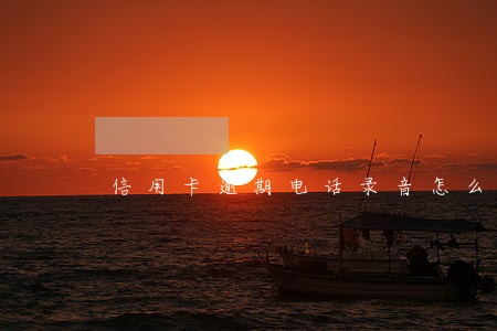 信用卡逾期电话录音怎么回事 信用卡逾期电话录音怎么回事