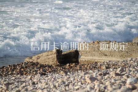 信用卡逾期的一项规定 信用卡逾期的一项规定