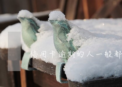 信用卡逾期的人一般都是怎样的人 信用卡逾期的人一般都是怎样的人