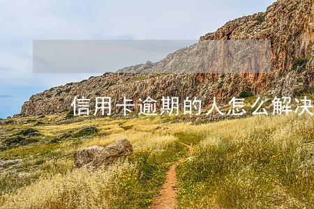 信用卡逾期的人怎么解决