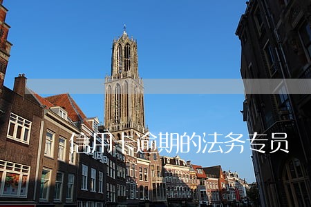 信用卡逾期的法务专员