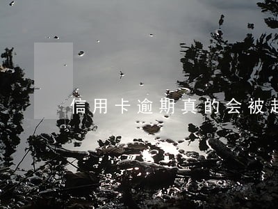信用卡逾期真的会被起诉嘛 信用卡逾期真的会被起诉嘛