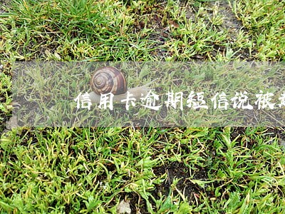 信用卡逾期短信说被起诉了 信用卡逾期短信说被起诉了