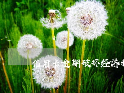 信用卡逾期破坏经济秩序罪