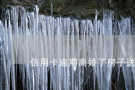 信用卡逾期离婚了房子送给老婆 信用卡逾期离婚了房子送给老婆