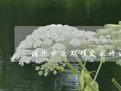 信用卡逾期移交案件调查组 信用卡逾期移交案件调查组