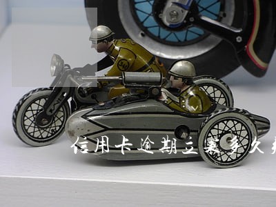 信用卡逾期立案多久判决书 信用卡逾期立案多久判决书