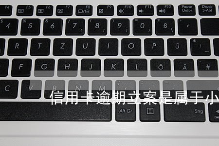 信用卡逾期立案是属于小案件吗