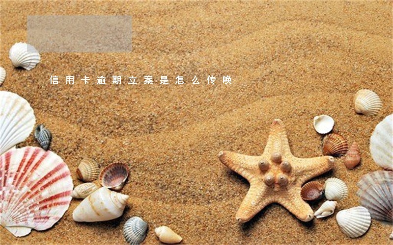 信用卡逾期立案是怎么传唤