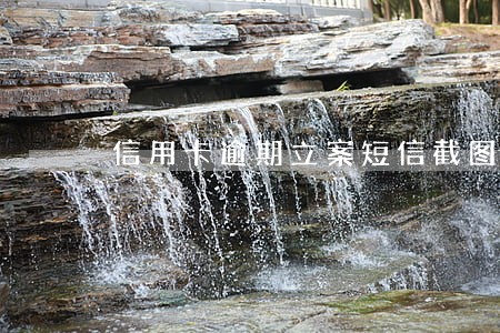 信用卡逾期立案短信截图 信用卡逾期立案短信截图