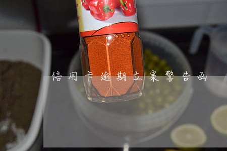 信用卡逾期立案警告函