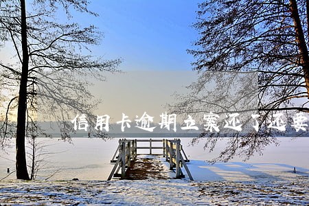 信用卡逾期立案还了还要判刑 信用卡逾期立案还了还要判刑