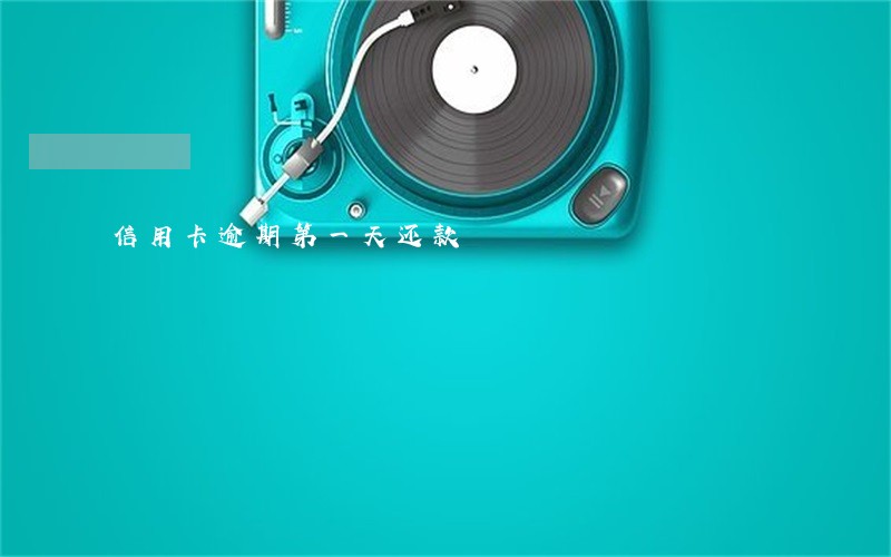 信用卡逾期第一天还款 信用卡逾期第一天还款