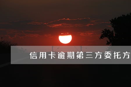 信用卡逾期第三方委托方 信用卡逾期第三方委托方