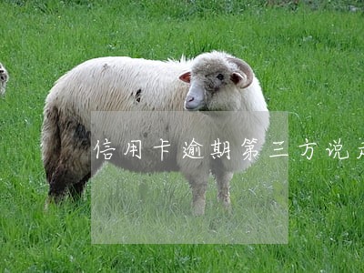 信用卡逾期第三方说走司法程序