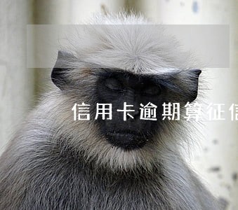 信用卡逾期算征信吗