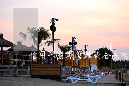 信用卡逾期管理费合法吗