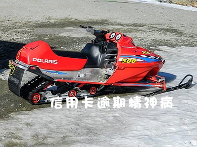 信用卡逾期精神病 信用卡逾期精神病