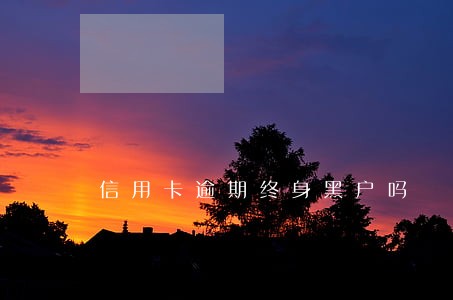 信用卡逾期终身黑户吗