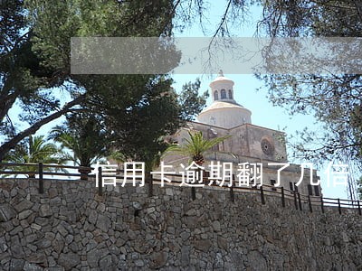 信用卡逾期翻了几倍 信用卡逾期翻了几倍