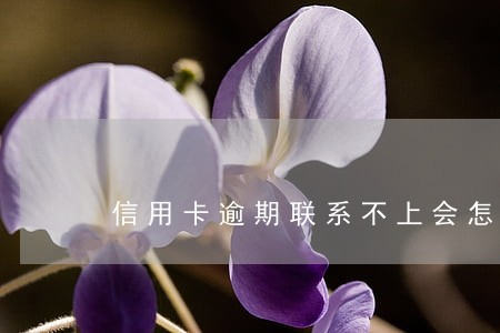 信用卡逾期联系不上会怎么样 信用卡逾期联系不上会怎么样