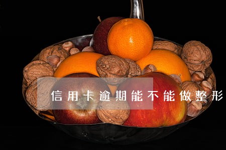信用卡逾期能不能做整形分期付款