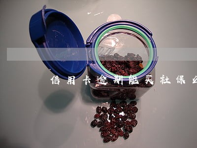 信用卡逾期能买社保么 信用卡逾期能买社保么
