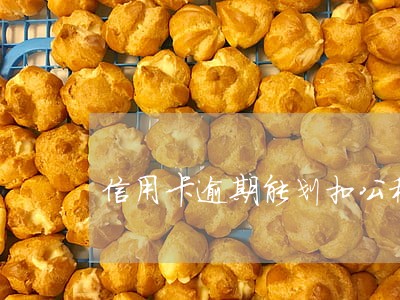 信用卡逾期能划扣公积金吗 信用卡逾期能划扣公积金吗