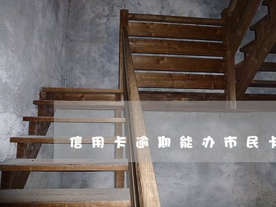 信用卡逾期能办市民卡吗 信用卡逾期能办市民卡吗