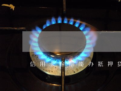 信用卡逾期能办抵押贷款吗 信用卡逾期能办抵押贷款吗