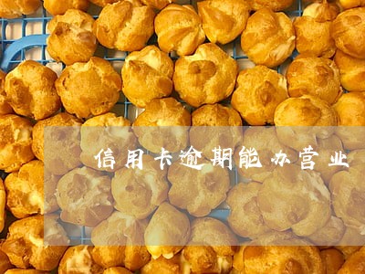 信用卡逾期能办营业